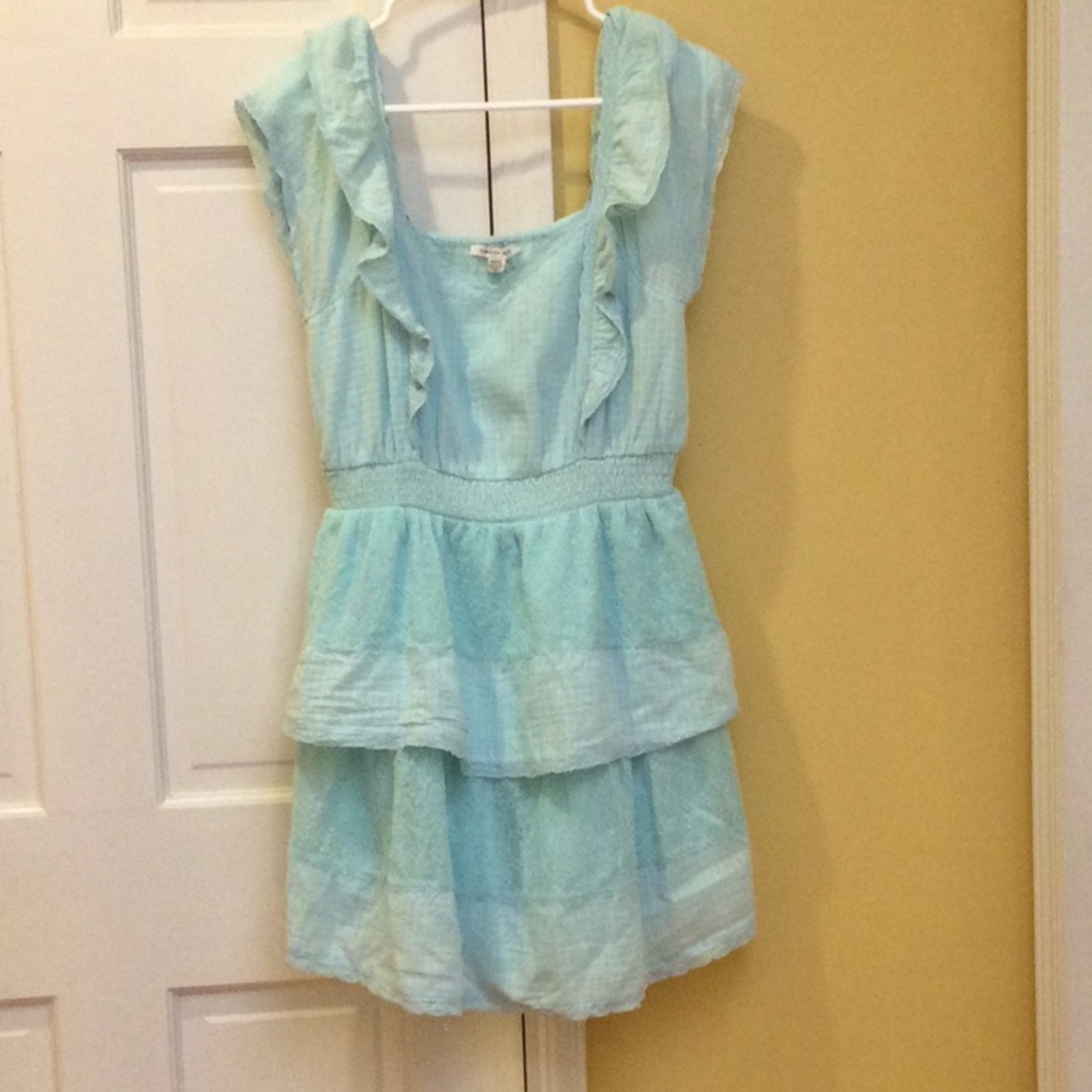American Eagle mint green prairie dress, small.